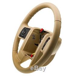 08-10 Ford F250 F350 Super Duty Leather Steering Wheel Camel Tan OEM 7C3Z3600CB