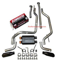 09-19 Toyota Tundra Performance Dual Exhaust Kit with Flowmaster Super 40 Muffler