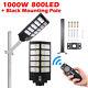 1000w Super Bright Commercial Solar Street Light Dusk To Dawn Road Lamp + Remote