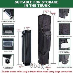 10x10 New Super Compact 40 High Storage Size Canopy Bonus 4PC Pack Weight Bag