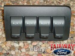 11 thru 16 Super Duty F250 F350 F450 F550 OEM Ford In-Dash Upfitter Switch Kit