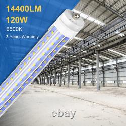 120W T8 8FT LED Shop Light Bulb FA8 Single Pin 8 Foot LED Tube Light Bulb 72W