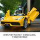 12v Kids Ride On Super Sports Car Toy Electric Battery Remote Control Mp3 Yellow