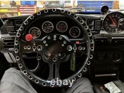 13.5 Super Lightweight 12 Gauge Racing Aluminum Steering Wheel 5-Bolt Pattern