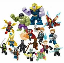 16pcs Marvel Super Heroes Lego Avengers Infinity War Mini Figures Man Hulk Set