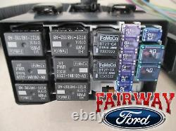 17 thru 19 Super Duty F250 F350 F450 F550 OEM Ford Upfitter Fuse & Relay Panel