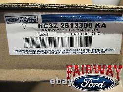 17 thru 21 Super Duty OEM Ford Rubber Mat Set 3-pc EXTENDED/CREW for VINYL FLOOR