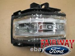 17 thru 22 Super Duty OEM Ford Mirror Signal Lamp Lens with Spot LEFT DRIVER