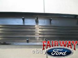 17 thru 22 Super Duty OEM Ford Tailgate Top Trim Cap Molding with Button NO STEP