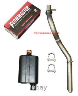 1997 2000 Jeep Wrangler Performance Exhaust with Flowmaster Super 44 Muffler