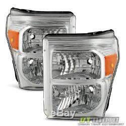 2011-2016 Ford F250 F350 F450 Super Duty Headlights Replacement 11-16 Headlamps