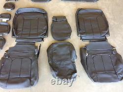 2013 2014 Ford F-150 XLT Super Crew KATZKIN Leather Seat Covers Replacement Kit