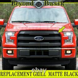 2015 2016 2017 FORD F150 F-150 MATTE BLACK Grille Grill OE King Ranch Style