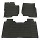 2015-2020 Ford F-150 Super Crew Cab All Weather Rubber Floor Mats Black Oem New