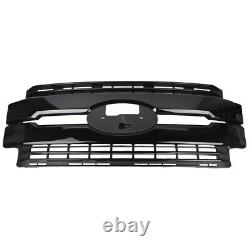 2017 2018 2019 Ford F250 F350 F450 Super Duty Bumper Grille Glossy Black Grill