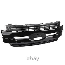 2017 2018 2019 Ford F250 F350 F450 Super Duty Bumper Grille Glossy Black Grill