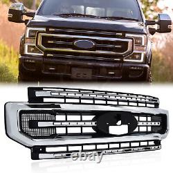 2020-2022 Ford Super Duty F250 F350 Platinum Front Grille Chrome LC3Z-8200-EA