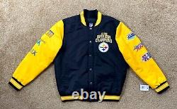 2023 Steelers Jacket Pittsburgh 6 TIME SUPER BOWL CHAMPIONS Polyester L XL 2X