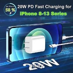 2024 Upgrade Super Fast Charger Type C For iPhone 14 13 12 11Pro Max Xs XR 8Plus