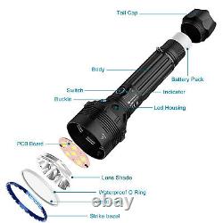 25000 Lumens OLIGHT X9R Marauder Super Bright Rechargeable Flashlight Waterproof