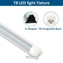 2FT 4FT 6FT 8FT T8 Integrated LED Shop Light Fixture 6500K LED Tube Light Bulbs