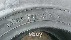 2 23X8.50-12 Deestone D405 6P Super Lug Tires AG DS5241 23x8.5-12