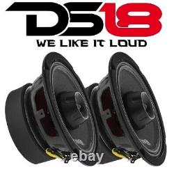 2 DS18 PRO-ZT6 6.5 2 Way Midrange Loud Speaker 900W 4 ohm with Super Tweeter