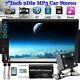2 Din 7 Touch Screen Fm Bluetooth Radio Audio Stereo Car Video Player+hd Camera