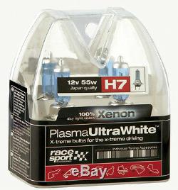 2 H7 Super Bright Xenon Gas Ultra White Car Front Headlight Headlamp Light Bulbs