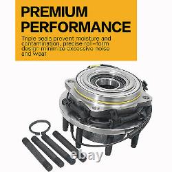 2x Front Wheel Bearing Hubs Fit For Ford F-250 F-350 SD2005-2010, 4x4 HD DESIGN