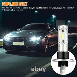 2x H1 120W LED Headlight Bulbs Lamp Kit Fog Driving DRL Light 6000K Super White