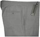 $365 New Zanella Italy Nordstrom Devon Mid Gray Super 130's Wool Dress Pants 35
