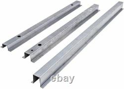 3x Truck Bed Support Rails For 1999-2017 Ford Super Duty F-250 F-350 with6.5ft Bed