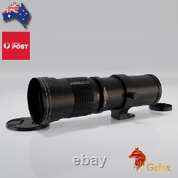 420-800mm f/8.3 16 Super Telephoto Zoom Camera Lens for Nikon Canon +T Mount