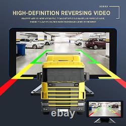 4K Backup Camera 4CH Dash Cam withDVR Recording for RV Semi Trailer Truck Van