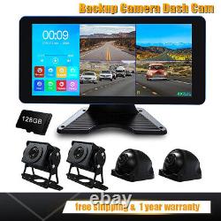 4K Car View Backup Camera 10.36 HD Monitor Kit for Truck Bus Van Trailer