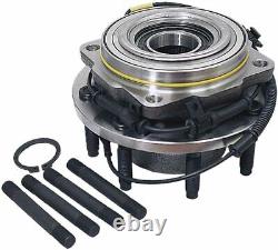 4WD (2) Moog Front Wheel Bearing & Hubs For 2005-10 Ford F-250 F-350 Super Duty