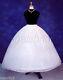 4-hoop Bone Super Full Bridal Wedding Gown Dress Petticoat Crinoline Skirt Slip