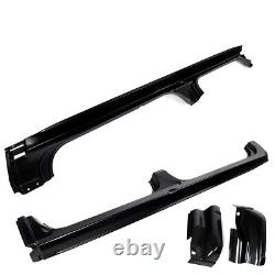 4x For 2009-2014 Ford Pickup F150 F-150 Rocker Panels & Cab Corners 4Dr Crew Cab