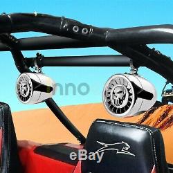 600W Bluetooth Waterproof Motorcycle Stereo Speakers Audio Amp MP3 System Harley
