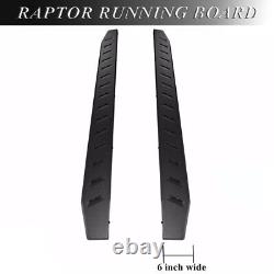 6 Raptor Running Boards For 1999-2016 Ford F-250/350/450 SuperDuty Extended Cab