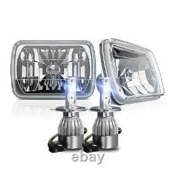 7X6 5X7 LED Headlight Hi/Lo Sealed Beam For Ford F150 F250 F350 Super Duty