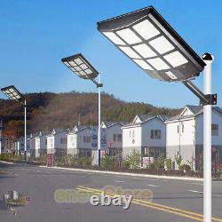 900000000LM 1200W Super Bright Commercial Solar Street Light Dusk Dawn Road Lamp
