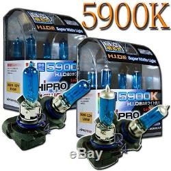 9005 & 9006 HID Xenon Super White Headlight Bulbs 5900K