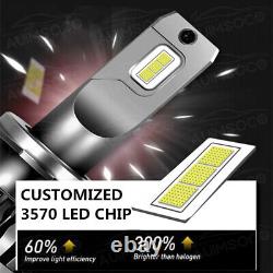 9005 9006 LED Headlight High/Low Beam Super Bright Beam 4PCS F6 Combo Kit WHITE