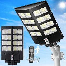 99000000LM LED Solar Street Light Super Bright Parking Lot Garden Road Lamp IP67