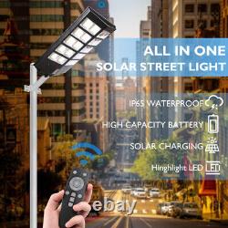 99000000LM Super Bright LED Solar Sensor Light Outdoor Yard Security Street Lamp