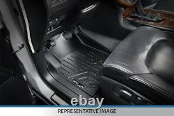 99-07 Ford Super Duty Crew Cab SMARTLINER Custom Fit Floor Mats Liner Black Set