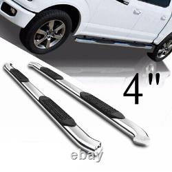 99-16 Ford F-250/350HD Super (Extended) Cab 4 Chrome Curved Nerf Bar Side Steps