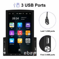 9.7 Inch Vertical Car Stereo Radio Android 10 2DIN FM Touch Screen GPS Bluetooth
